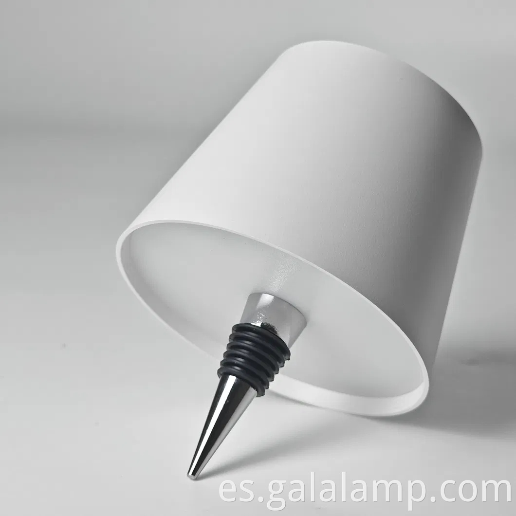 Lámpara de tapón de botella de vino ambiental LED de control de tacto premium